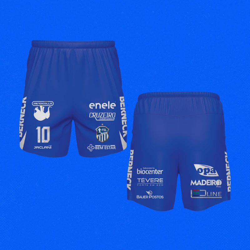 Calção Futsal SLO - Azul