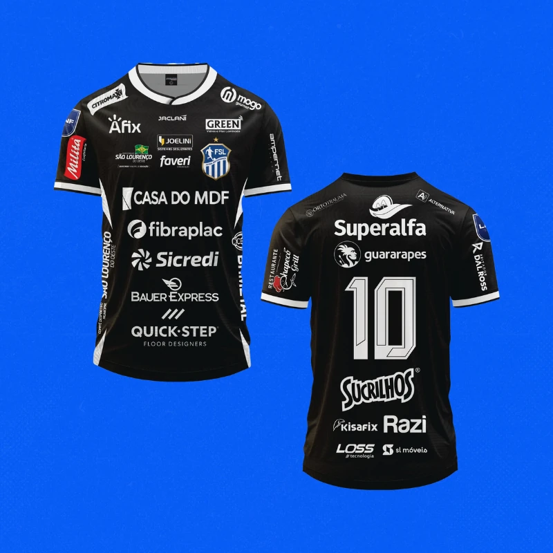 Camisa Futsal SLO - Preto